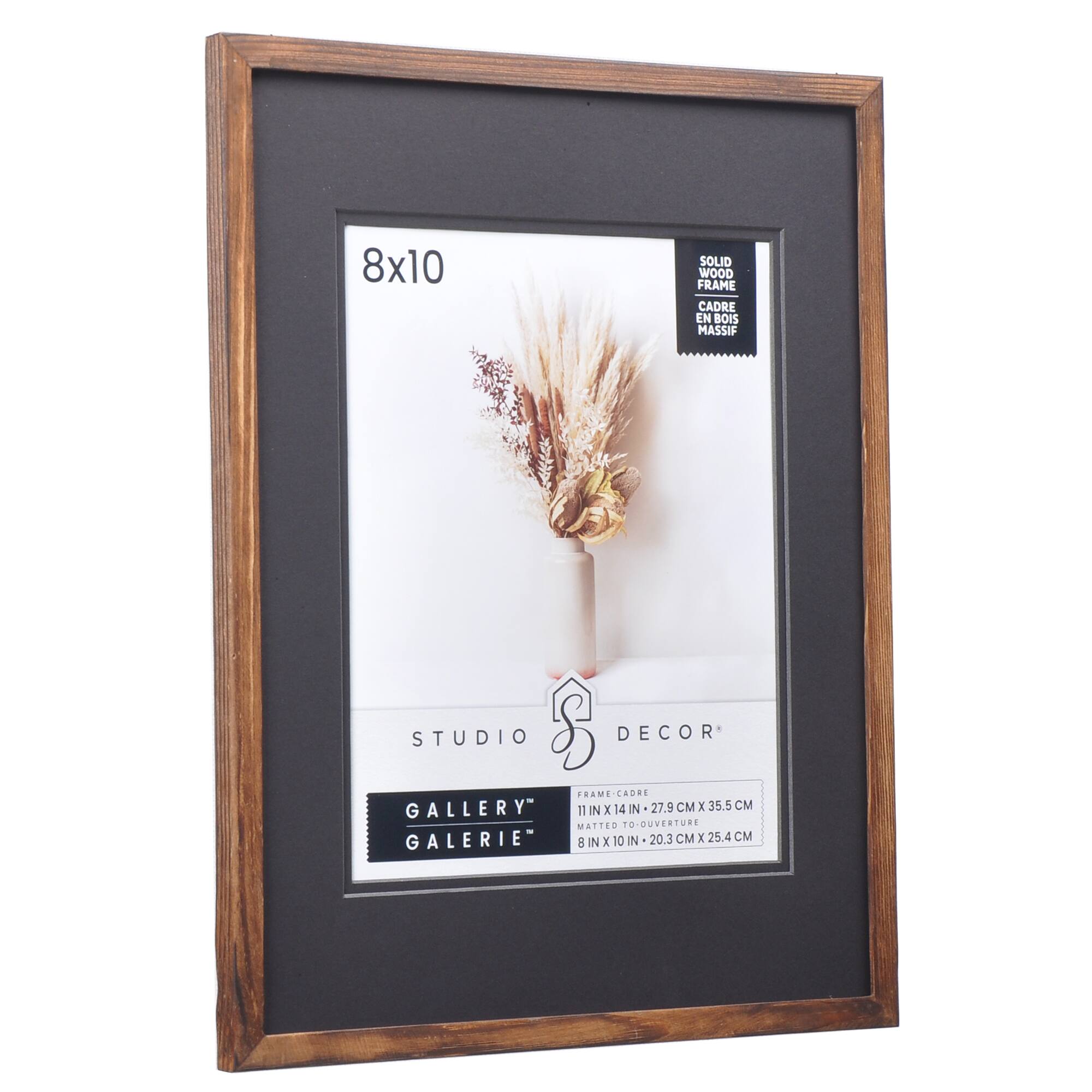 Gallery Dark Wood Frame with Mat by Studio Décor